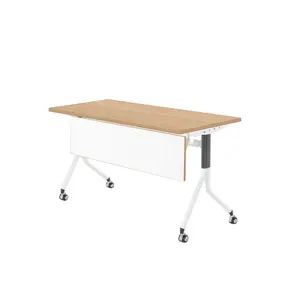 Modern design rectangular desk training table folding desk for school or company