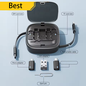 Kit Cavo di Ricarica e Dati USB-<span class=keywords><strong>C</strong></span> Multifunzione 6 in 1, Adattatore per Ricarica Rapida 60W per <span class=keywords><strong>iPhone</strong></span> - Product Image 2