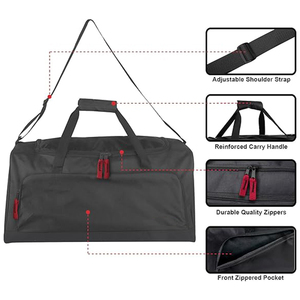 Bolsa de Viaje Deportiva de Gran Capacidad, Resistente, con Logotipo Bordado Personalizado, para Gimnasio y Fitness, en Oferta - Product Image 6