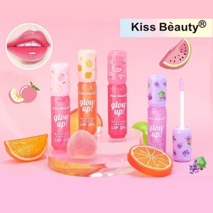 Kiss Beauty <span class=keywords><strong>Glow</strong></span> up di frutta che cambia colore umido e magico bagliore di labbra olio idratante idratante fruttato trasparente per labbra - Product Image 2