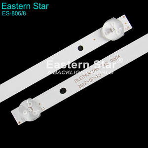 Barra de Luz <span class=keywords><strong>LED</strong></span> para TV ES-806 DLED43KJAH <span class=keywords><strong>3X8</strong></span> 0006, Compatible con <span class=keywords><strong>Panel</strong></span> Polaroid 43'' PTV43174KILED LC430EGY, Tira de Retroiluminación <span class=keywords><strong>LED</strong></span> para TV - Product Image 6