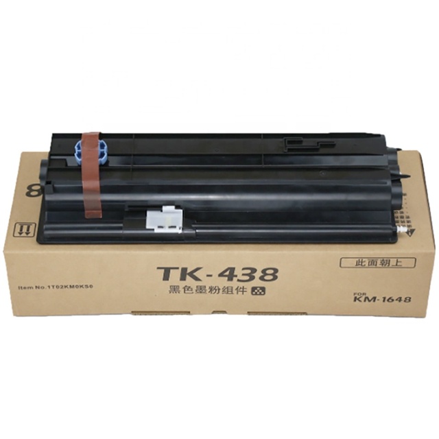 TK438 Toner Cartridge Compatible for copiers TK-438/435/437/439 Taskalfa Km 1648 Copier Black Toner Cartridge
