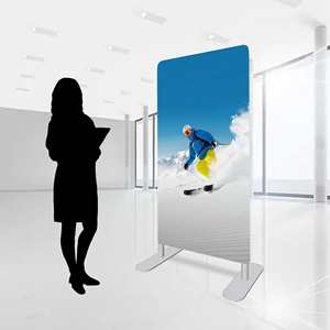 क्यूवी-प्रतिरोधी आउटडोर घटना पृष्ठभूमि cmmyk डिजिटल प्रिंटिंग तनाव कपड़े प्रदर्शन के साथ - Product Image 5