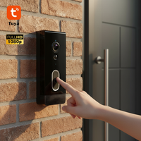 Sonnette vidéo sans fil WIFI 1080P avec caméra, interphone de porte intelligent Tuya pour la protection de la sécurité, détection de mouvement PIR