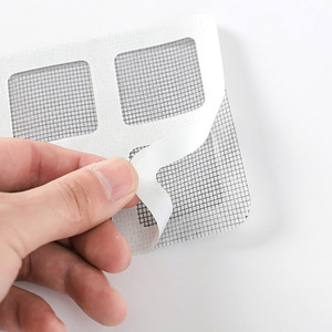 Zimoo <b>Screen</b> Repair Patch Self Adhesive <b>Mesh</b> Patch For <b>Window</b> Door Insect Repellent Easy Install 4 Grid Design - Product Image 3