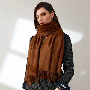 <strong>New</strong> Arrive Winter Scarf Women Tassel Plain Embroidered Cashmere <strong>Shawl</strong> Pashmina Scarves - Product Image 2