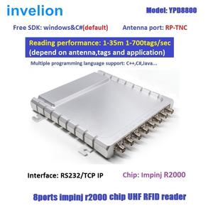 Lecteur RFID UHF YPD8800 avec puce Impinj R2000, <span class=keywords><strong>8</strong></span> ports d'antenne, portée longue de 1 à 35 m pour l'inventaire des entrepôts et le suivi des actifs - Product Image 6