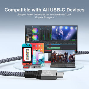 <span class=keywords><strong>Cable</strong></span> de carga rápida 5A de alta calidad 240W Usb C a Usb C <span class=keywords><strong>Cable</strong></span> adecuado para computadora <span class=keywords><strong>televisión</strong></span> Audio y video - Product Image 6