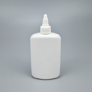 Botella de pegamento plana de 150 ml con boquilla puntiaguda y tapa de rosca, frasco rectangular de plástico para pintura, revestimiento, extrusión y embalaje. - Product Image 1