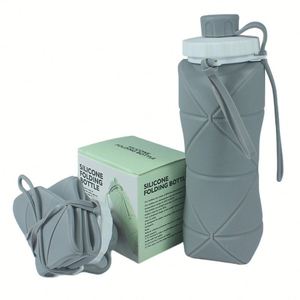 Bouteille d'eau pliable en silicone pour le sport, les voyages et le camping, sans BPA - Product Image 4