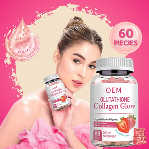 OEM Private Label Organic L-<strong>Glutathione</strong> <strong>Collagen</strong> Skin Whitening Brightening Gummies - Product Image 2