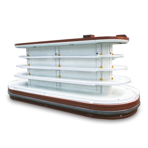 Equipo de Refrigeración para Supermercados, Exhibidor Refrigerado <span class=keywords><strong>Abierto</strong></span> de Múltiples Niveles, Vitrina Refrigerada Comercial - Product Image 5