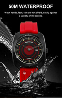 Reloj de Cuarzo de Lujo para Hombre, Marca Privada OEM ODM, Logotipo Personalizado, Correa de Silicona, Caja de Acero Inoxidable, Diseño Simple, MOQ Bajo