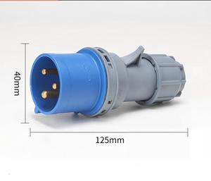 ปลั๊กอุตสาหกรรม ZNG ขั้วต่อปลั๊กไฟ 16A 32A 63A มาตรฐาน EN/IEC60309 ปลั๊กตัวเมีย 220V/415V 3 ขา 4 ขา 5 ขา มาตรฐาน IP67 วัสดุไนลอน - Product Image 4