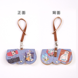 Sac de lunettes de soleil personnalisé haut de gamme sac de rangement pour lunettes suspendues avec lanière suspendue - Product Image 2