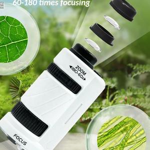 Kính hiển vi điện tử di động thí nghiệm khoa học quan sát Túi kính hiển vi đồ chơi côn trùng - Product Image 2