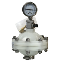 Amortisseur de pulsations à diaphragme résistant à la corrosion industrielle, tampon de pulsation en PVC/PVDF/PTFE pour pompe doseuse et de mesure