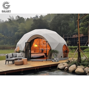 Tente géodésique en PVC imperméable et léger, structure robuste et élégante, en fibre <span class=keywords><strong>de</strong></span> carbone, pour le sport et le glamping, utilisable en toutes saisons, <span class=keywords><strong>France</strong></span> - Product Image 1