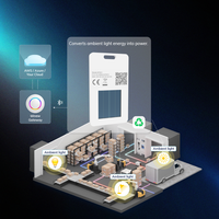 Balise BLE solaire sans batterie, ultra-mince, petite, étiquette de suivi d'actifs Bluetooth, étanche IP67, navigation intérieure, localisation, carte iBeacon
