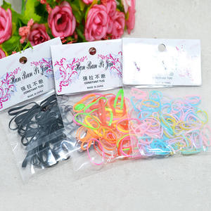 Herramientas de peinado estilo coreano, bandas elásticas desechables, lazos para el cabello para niños, cuerdas para el cabello de gran resistencia, accesorios para el cabello - Product Image 1