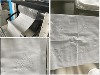 Machine efficace de traitement de papier de serviette de dossier d'essuie-mains de mouchoir d'interdossier de tissu
