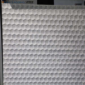 <span class=keywords><strong>แผ่น</strong></span>ผนังไฟเบอร์ซีเมนต์เคลือบผิวลายรังผึ้ง 3 มิติ GAJ พร้อมร่องสำหรับติดตั้ง  <span class=keywords><strong>แผ่น</strong></span>ผนังตกแต่งสมัยใหม่ ทนไฟ น้ำหนักเบา - Product Image 1