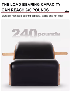 Réformateur Pilates portable en bois d'érable blanc et chêne, certifié CE ISO, avec planche de saut et boîte - Product Image 5