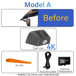 Caméra embarquée ACARCAM 4K double objectif avec capteur G, vision nocturne, moniteur de stationnement pour Ford Kuga 2019-2025/MK3 2022-2026/Expedition 2018-2024 - Product Image 4