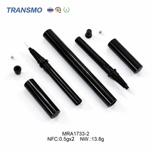 Tubo de plástico cosmético 2 en 1 de doble punta, personalizable, mate, de doble aplicador, para delineador de ojos en gel, éxito de ventas. - Product Image 4