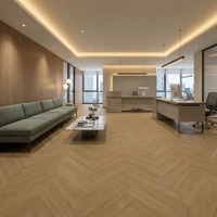 Parquet stratifié de luxe multi-couches à chevrons, haute brillance AC5 E0, protection environnementale, pour salon et extérieur