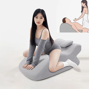 Almohada Ergonómica Multifuncional Curva de Espuma Viscoelástica, Desmontable y Lavable, Almohada de Lectura para Cama - Product Image 1