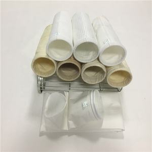 Bolsa de filtro de polvo no tejida de 500g de aramida PTFE PPS Pulse-Jet Bag Collector Nomex mangas calcetines para piezas de equipos de limpieza de aire - Product Image 1