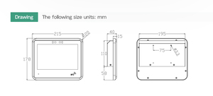 POE-LAN tất cả-trong-một công nghiệp màn hình cảm ứng PC tám-core rk3588s/4G/32G Android 12 hệ thống 8 inch Android Màn hình 4GB Bộ nhớ Wifi - Product Image 6