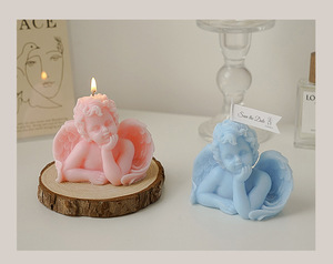 <span class=keywords><strong>Bougies</strong></span> d'aromathérapie Angel à prix de gros, romantiques, <span class=keywords><strong>pour</strong></span> anniversaire, coffret cadeau, décoration, ornement, <span class=keywords><strong>bougies</strong></span> d'aromathérapie DIY - Product Image 5