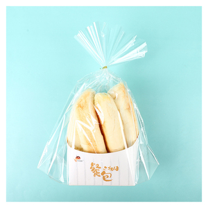 New Customization Bread Packaging <b>Bag</b> Opp clear <b>Transparent</b> Bottom Gusset Bread <b>Bag</b> LDPE - Product Image 4