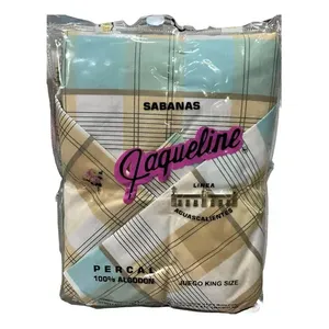 Juego de Sábanas King Size 100% Algodón, Colores Surtidos, Estampado con Motivos Vegetales, Ropa de Cama para Adultos, Clásico, para Todas las Temporadas - Product Image 3