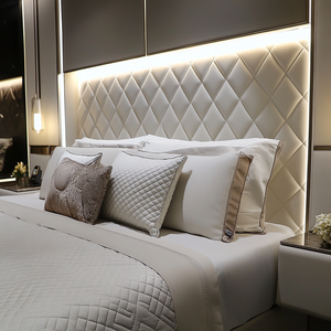 Letto matrimoniale moderno e semplice per coppia, stile Queen Princess, nuovo letto rotondo in flanella satinata per camera da letto padronale, ideale per cinema privato - Product Image 5