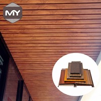 Techo de Listones en Forma de U de Aleación de Aluminio Perforado Moderno MEIYU para Salón, Supermercado, Gimnasio y Uso en Exteriores - Insonorizado e Ignífugo