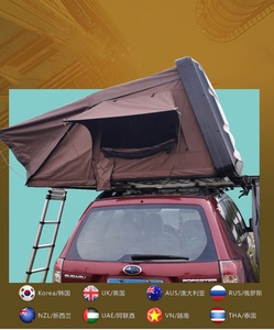 Hard Canvas Four-Season <b>Waterproof</b> 4-5 Person Rooftop <b>Tent</b> Automatic Portable Car <b>Tent</b> - Product Image 4