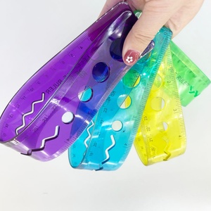 Regla Flexible Transparente de Plástico con Escala Clara para la Escuela y la Oficina, Gran Venta 2024 - Product Image 4