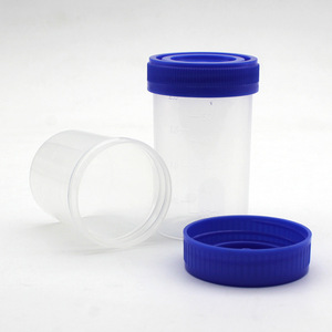 Plastic Urine Collection Cup 40/60ml Screw Cap Disposable Sampling Cup For Medical Use Polypropylene Material - Product Image 4