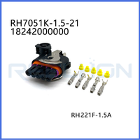 Connecteur automobile étanche femelle 5 broches RH7051K-1.5-21 18242000000 pour prise de moteur d'alternateur ou d'essuie-glace Bosch