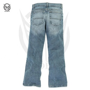 Pantalones Vaqueros de Moda al por Mayor, 100% Algodón, Talla Grande, Corte Recto y Ajustado para Hombre. - Product Image 2