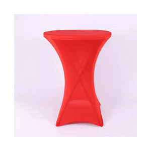 Cubierta de mesa de LICRA reutilizable con lados Mantel blanco Ropa de mesa para bodas Cumpleaños y fiestas Al aire libre y fotos - Product Image 6