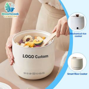 Olla Eléctrica Portátil Bloomcook 2025, Personalizable OEM, Enchufe Mecánico, Calentamiento Rápido, Antiadherente, Mini, para Hotel, RV, Cocina, Hot Pot - Product Image 1