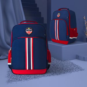 <span class=keywords><strong>Sac</strong></span> à <span class=keywords><strong>dos</strong></span> étanche pour fille et garçon, cartable de Style britannique pour élèves du primaire, nouvelle collection - Product Image 3