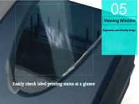 Printer Label Transfer Termal 600 Dpi Lebar Maksimal 105.6mm Stok Stiker Pengiriman & Perekat untuk G6000