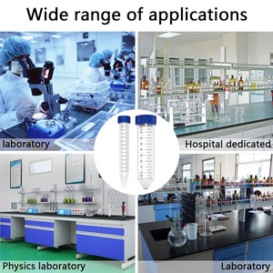 कारखाने मुफ्त नमूना शंक्वाकार 10 मिली 15 मिली 50 मिलीलीटर पीपी प्लास्टिक प्रयोगशाला सेंट्रीफ्यूज ट्यूब - Product Image 6