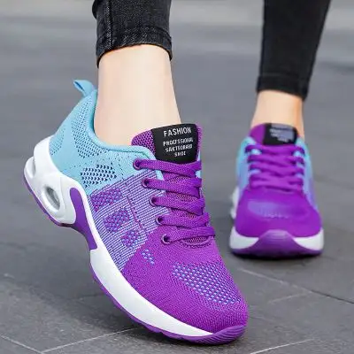 Cutie 2022 hot sale autumn women's large size flying walking shoes good quality style sneakers for lady