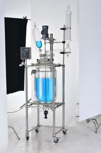 Laboratorio 3L reattore da laboratorio con <span class=keywords><strong>3.3</strong></span> in vetro borosilicato ad alto strato con temperatura controllata - Product Image 2